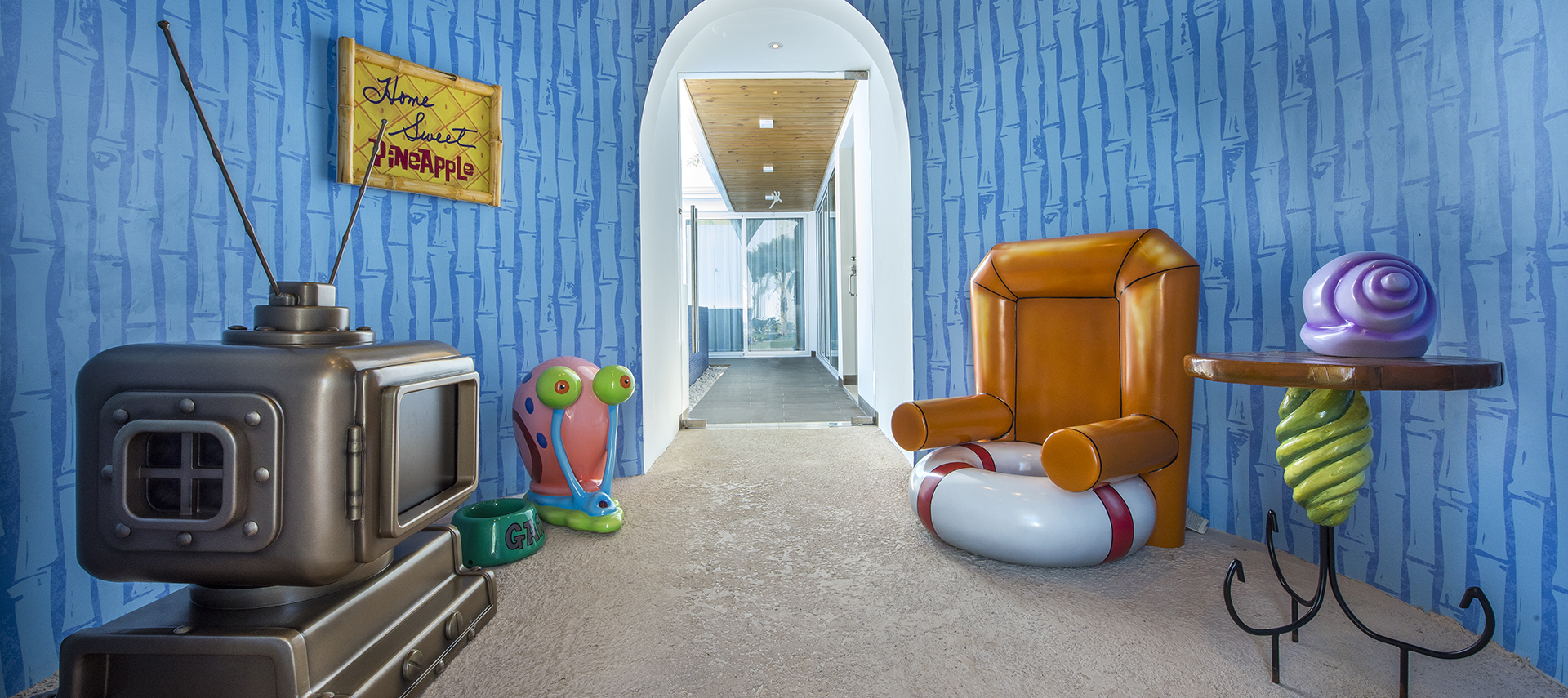 spongebob squarepants theme room in custom villas at nickielodeon hotels punta cana