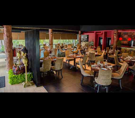 View of the Kampai Pacific Rim Restaurant wi of the all-inclusive resort | El Dorado Royal