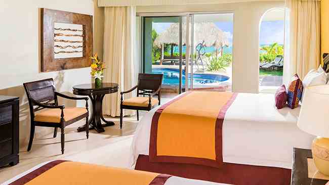 beautiful presidential suite at el dorado royale in riviera maya cancun