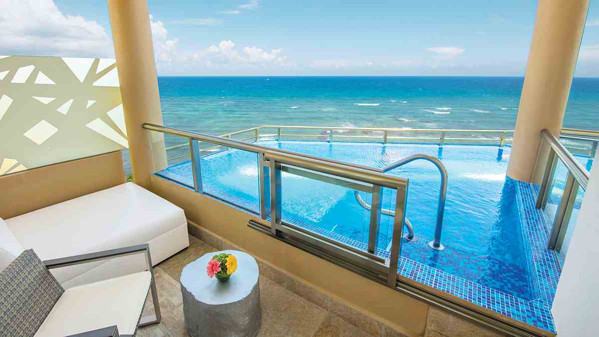 Romantic oceanfront suite at all inclusive resorts mexico adults only | El Dorado Seaside Suites | Riviera Maya