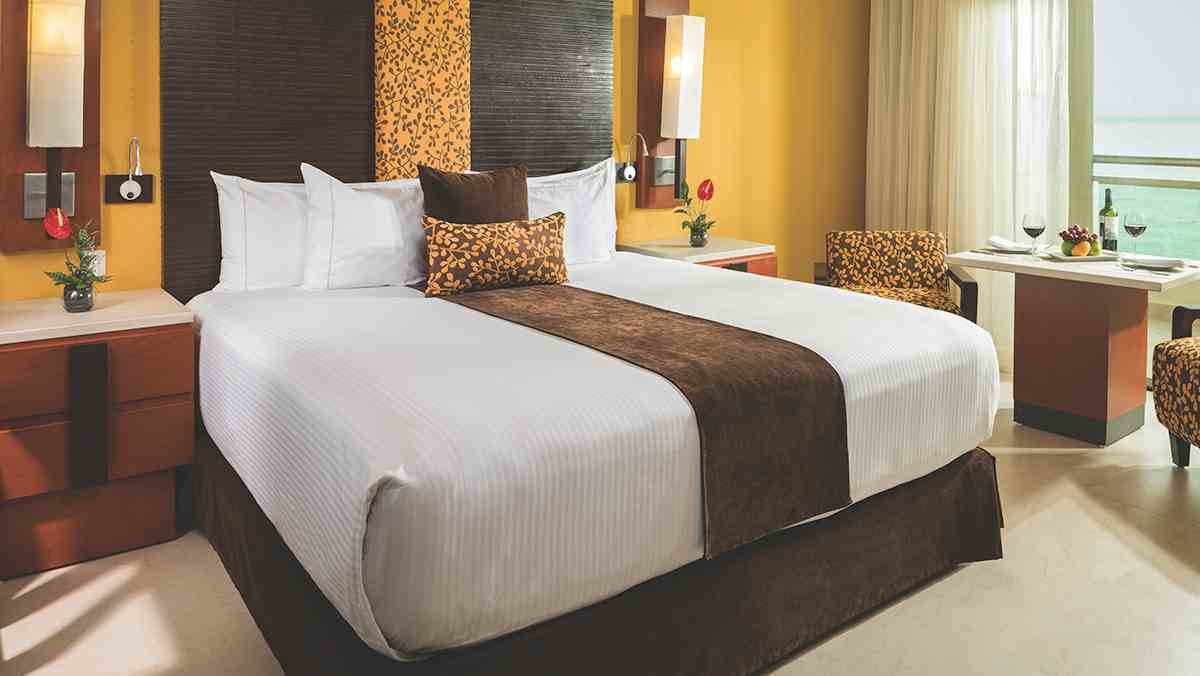 Romantic oceanfront suite at Generations Riviera Maya Resort in Cancun